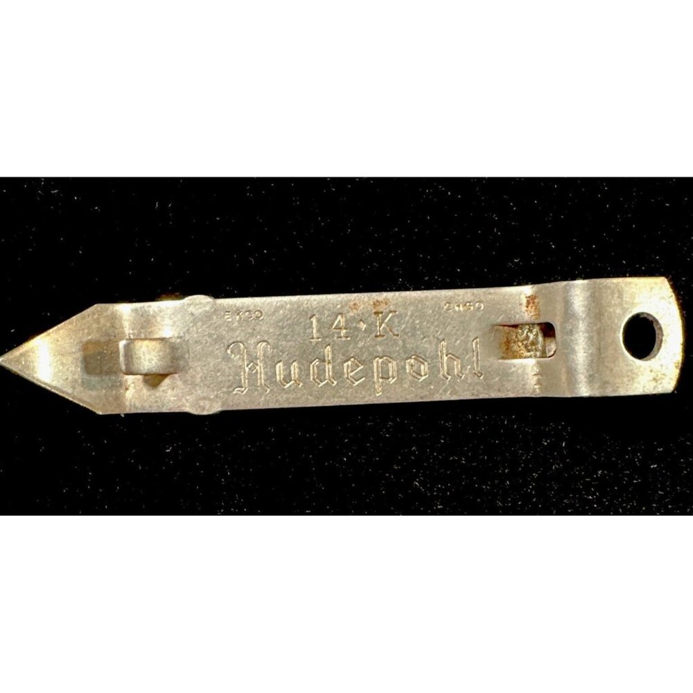 Hudepohl 14-K Steel Can & Bottle Opener Vintage 1950s Rustic Barware Tool